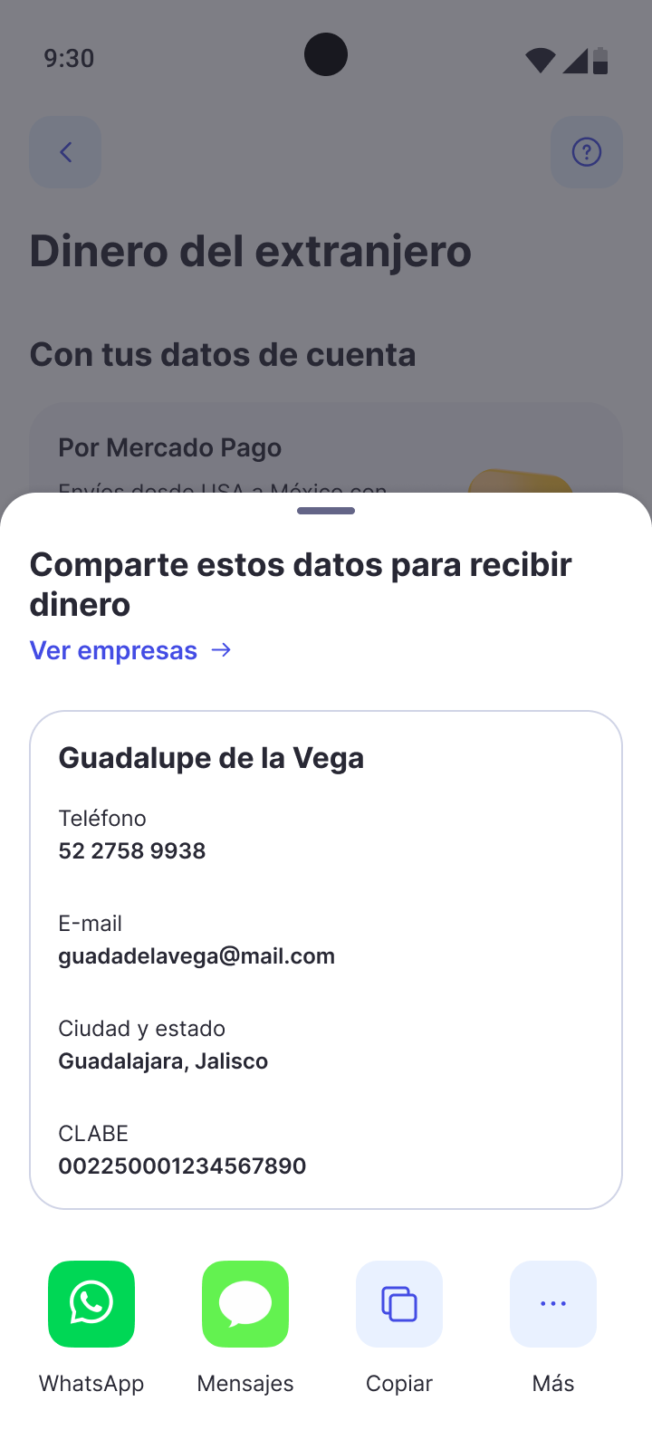 Final UI — bottom sheet listing every supported provider